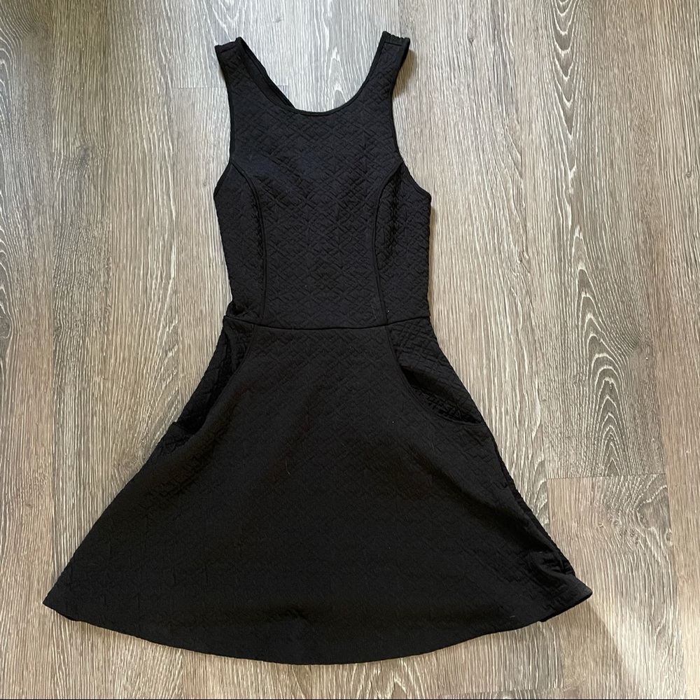 Urban Outfitters open back little black dress